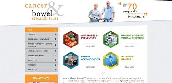 Website Launched for Cancer & Bowel Research Trust